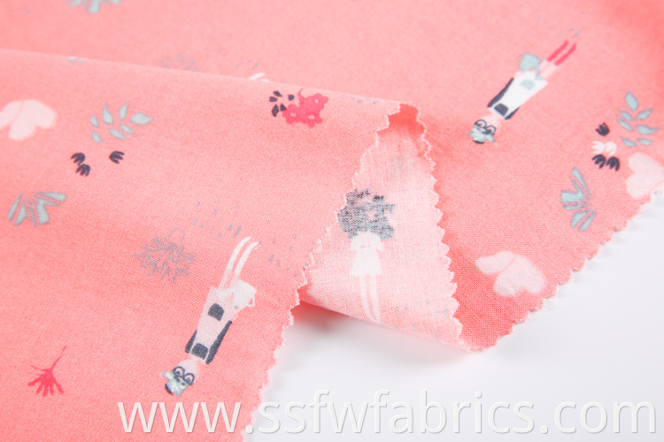 Cute Lovely Fabric Printing Direct